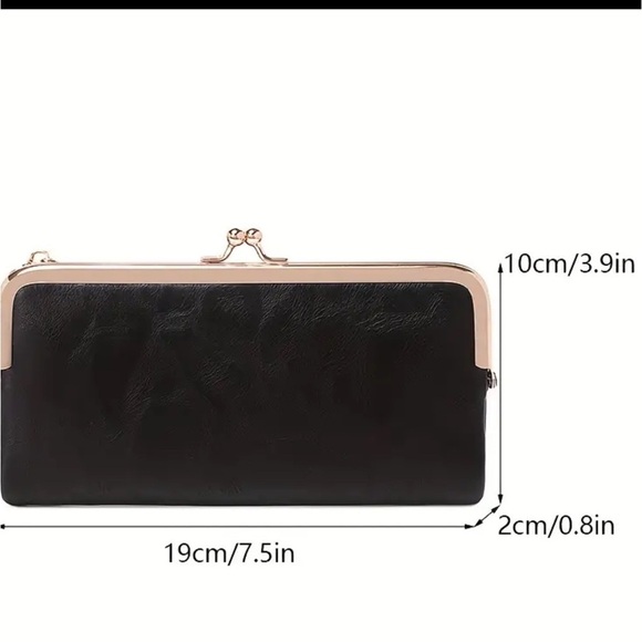 Long Wallet - Multi-Pocket Clutch & Coin Purse with Secure Zipper Card Holder - Picture 4 of 4